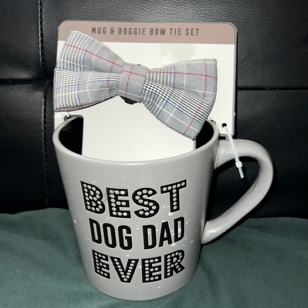 Mug & Doggie Bow Tie Set - Sheffield Home.  New with tag.